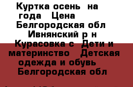 Куртка осень, на 2-3 года › Цена ­ 1 000 - Белгородская обл., Ивнянский р-н, Курасовка с. Дети и материнство » Детская одежда и обувь   . Белгородская обл.